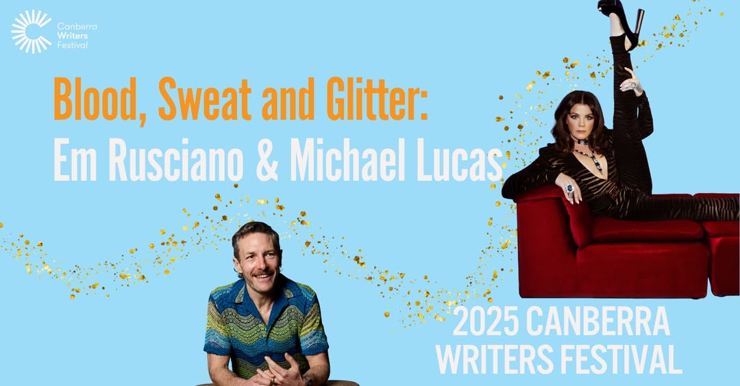 Em & Michael at the Canberra Writers Festival